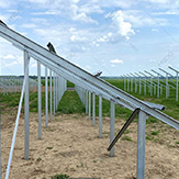 Монтаж конструкцій для сонячних станцій